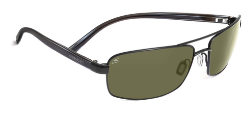  gray stripe polarized/satin black