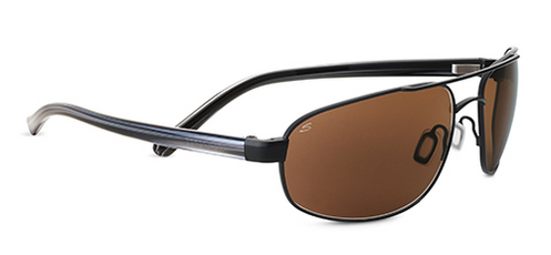  grey stripe polarized drivers/satin black