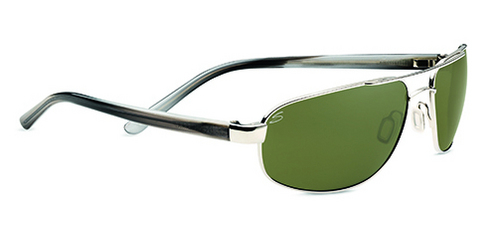  smoke stripe polarized/shiny silver