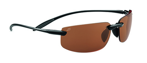  black satin polarized drivers/shiny black