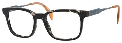  clear/beige black havana