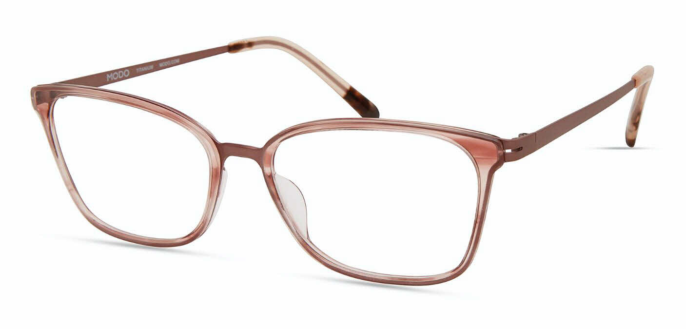  clear lens/dusty pink