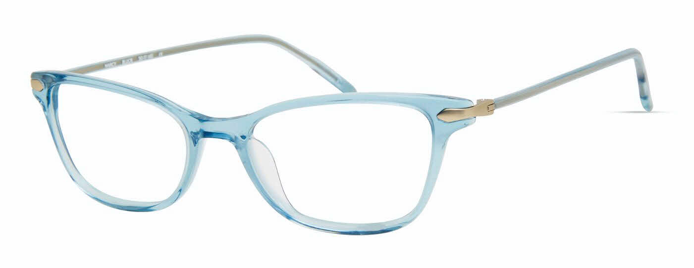  clear lens/light blue crystal