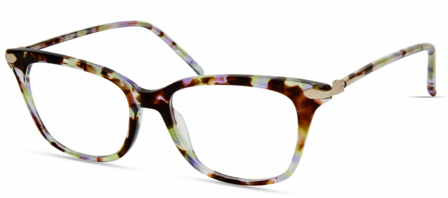  clear lens/green purple tortoise
