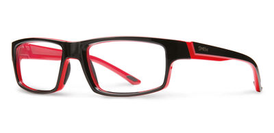  clear/black red