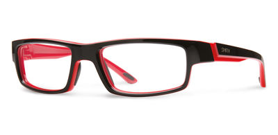  clear/black red