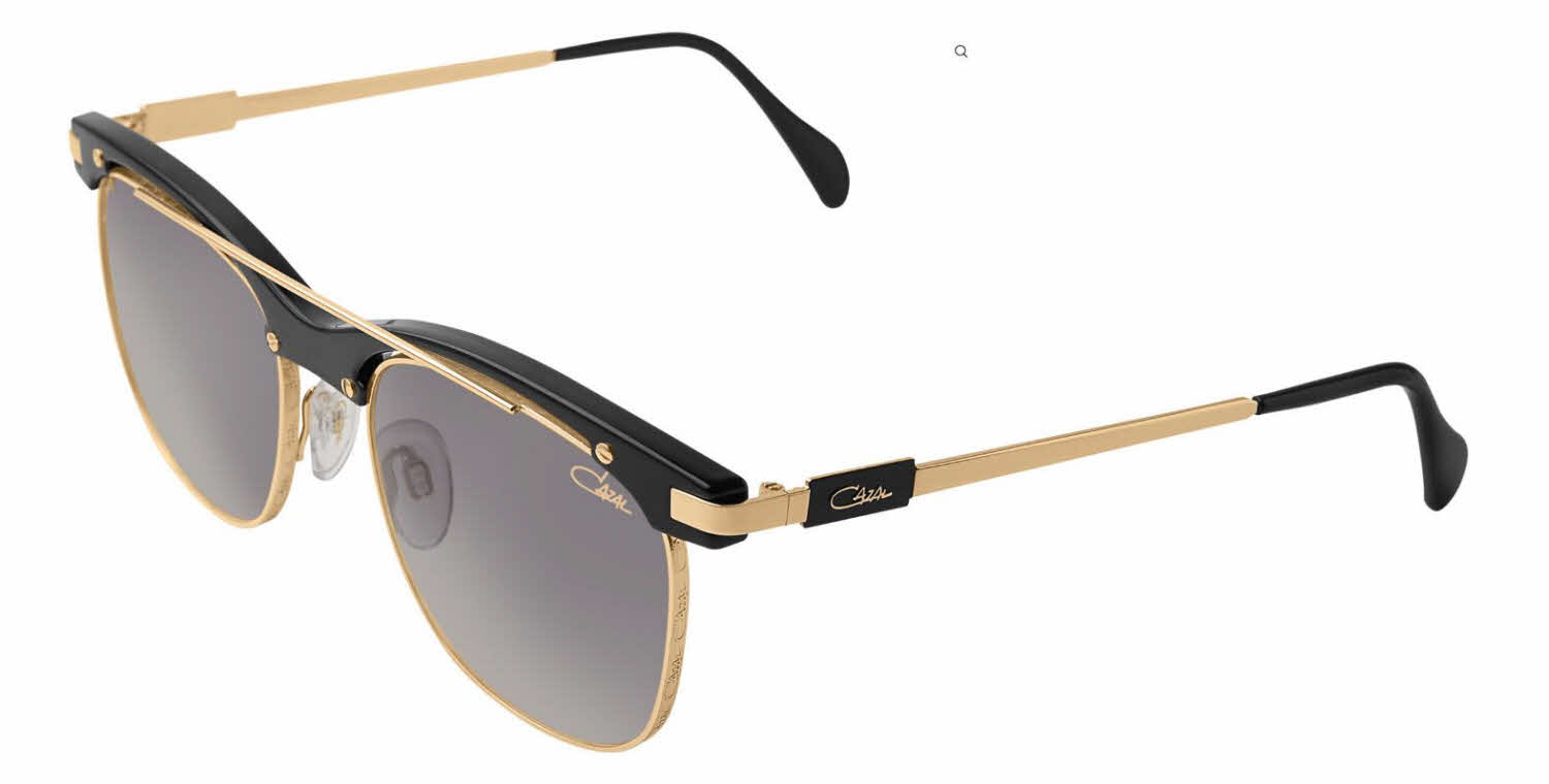  gray gradient lens /black gold