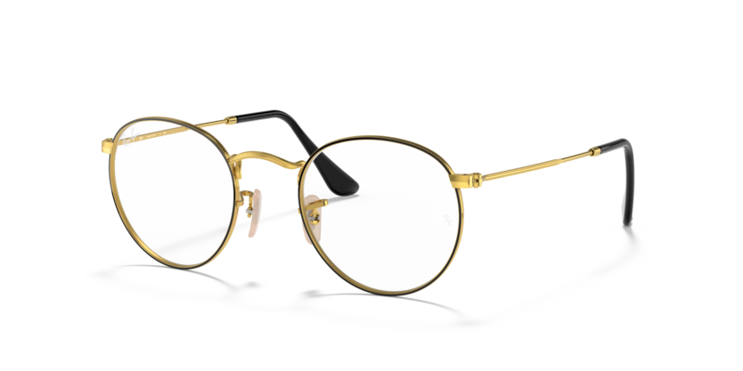  clear/black on gold