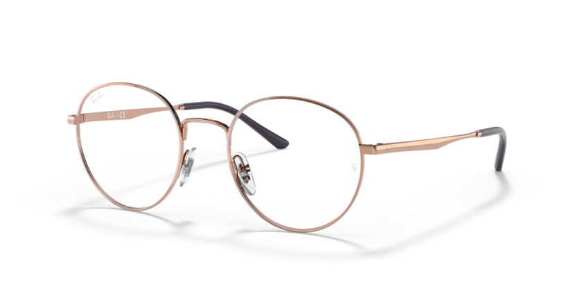  clear/rose gold