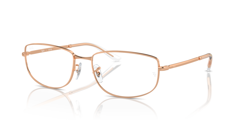  clear/rose gold