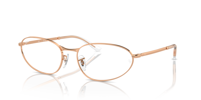  clear/rose gold