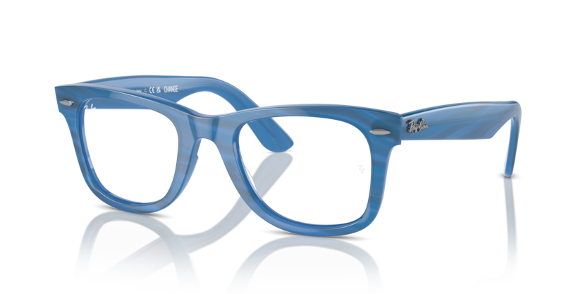  clear/photo striped blue