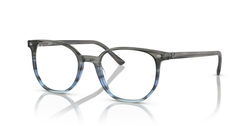  clear/striped grey blue