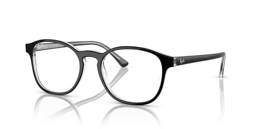  clear/black on transparent
