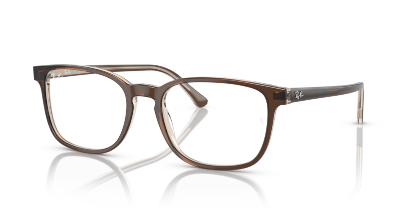  clear/brown on transparent light brown