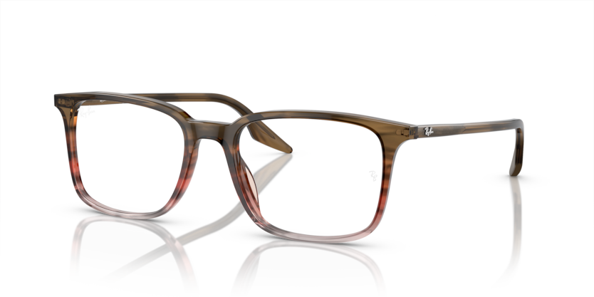  demo lens/striped brown red