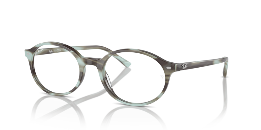  clear/striped green
