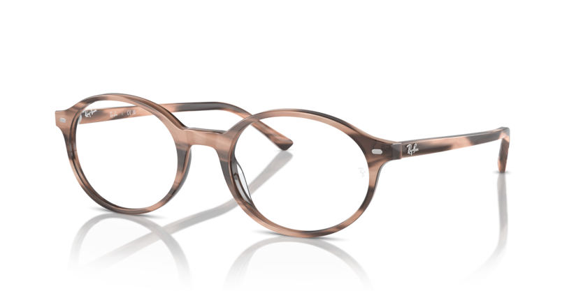  clear/striped pink