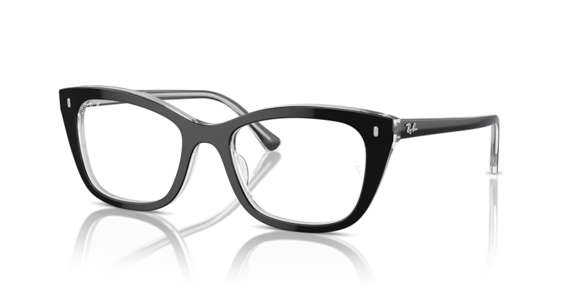  clear/black on transparent