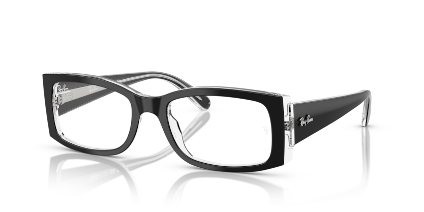  clear/black on transparent