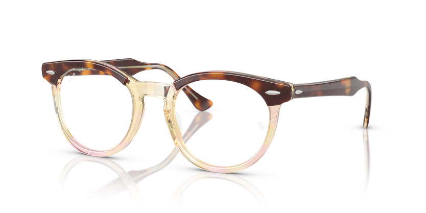  clear/light havana on multicolor