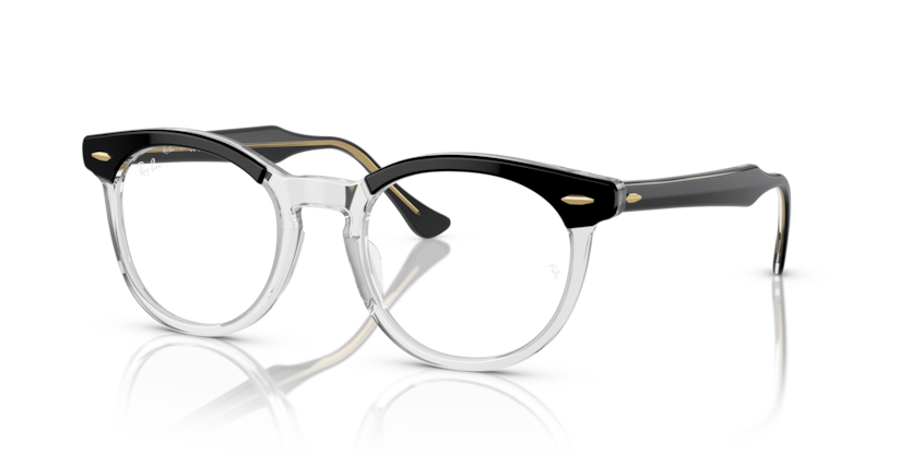  clear/black on transparent