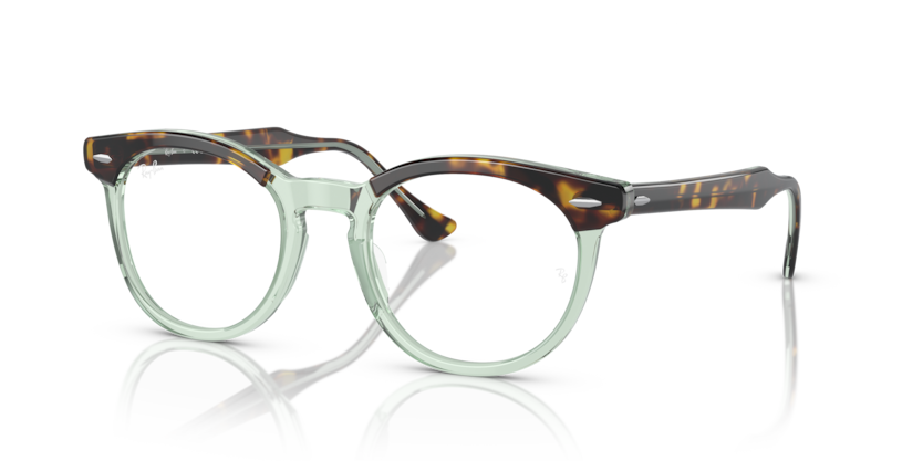  clear/havana on transparent green