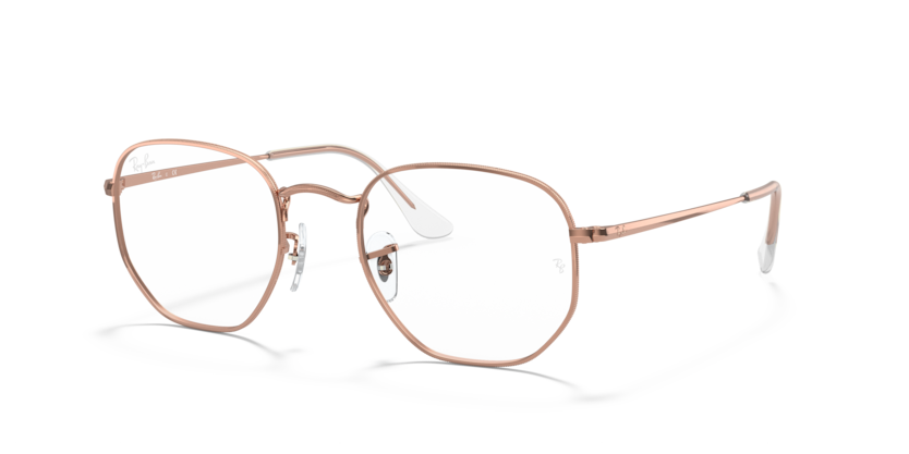  clear/rose gold