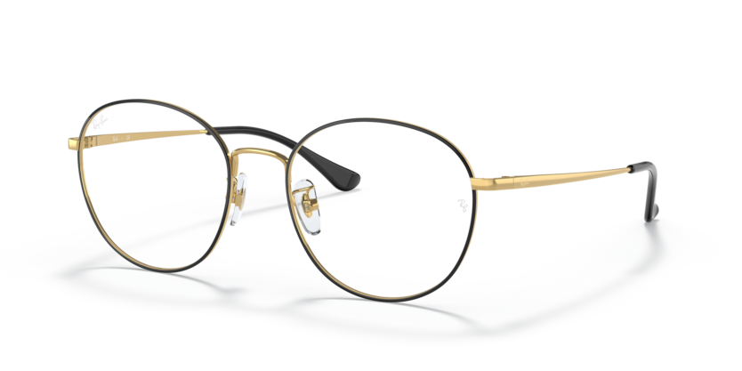  clear/black on gold