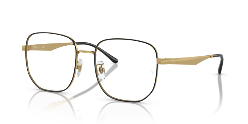  clear/black on gold