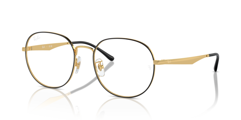  clear/black on gold