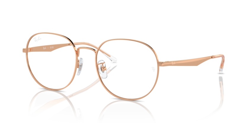  clear/rose gold
