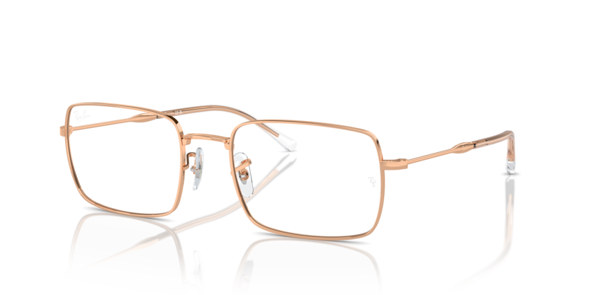  clear/rose gold