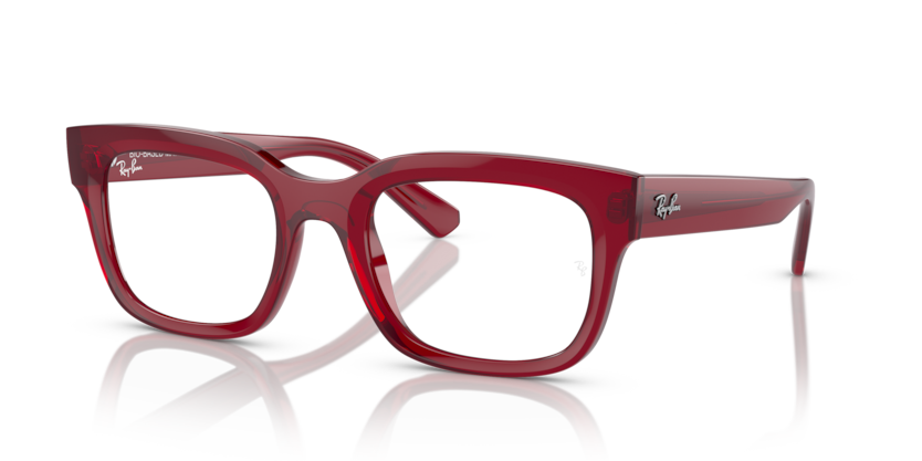  clear/transparent red