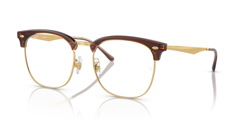  demo lens/transparent dark brown on gold