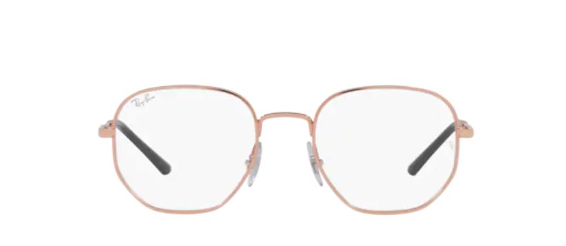  clear lens / rose gold