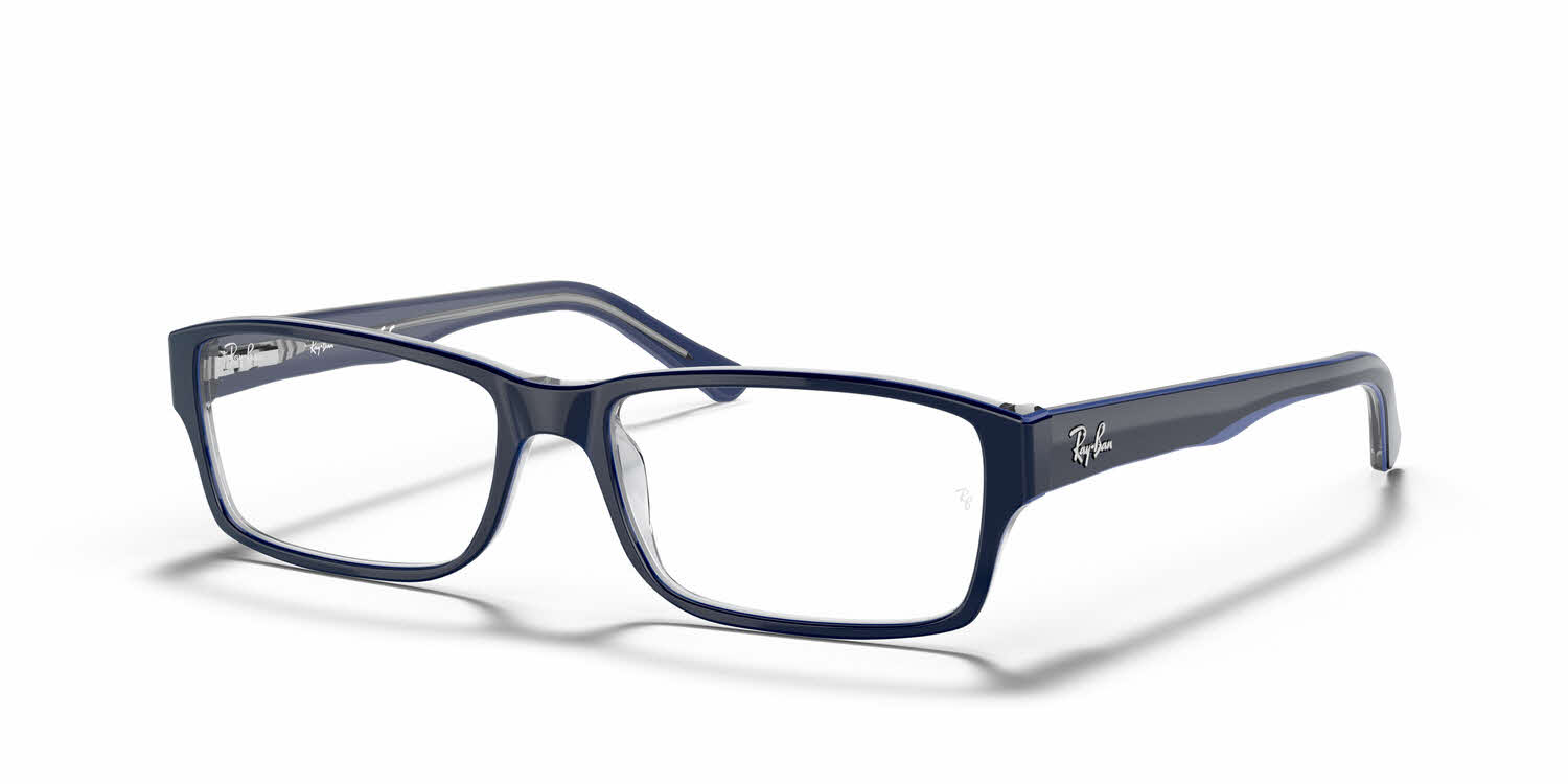  clear lens/trasparent grey on top blue