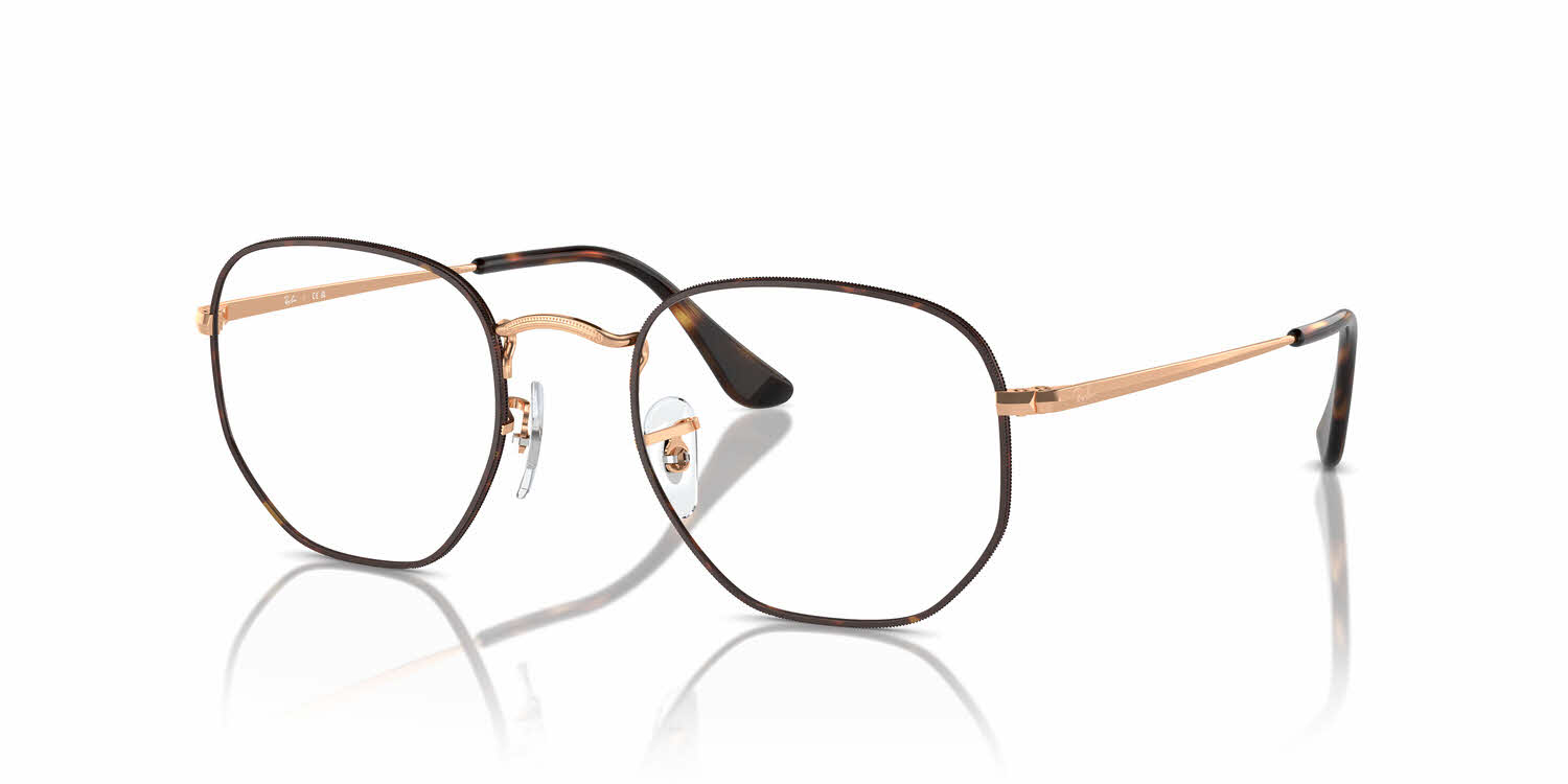  clear lens/havana on rose gold