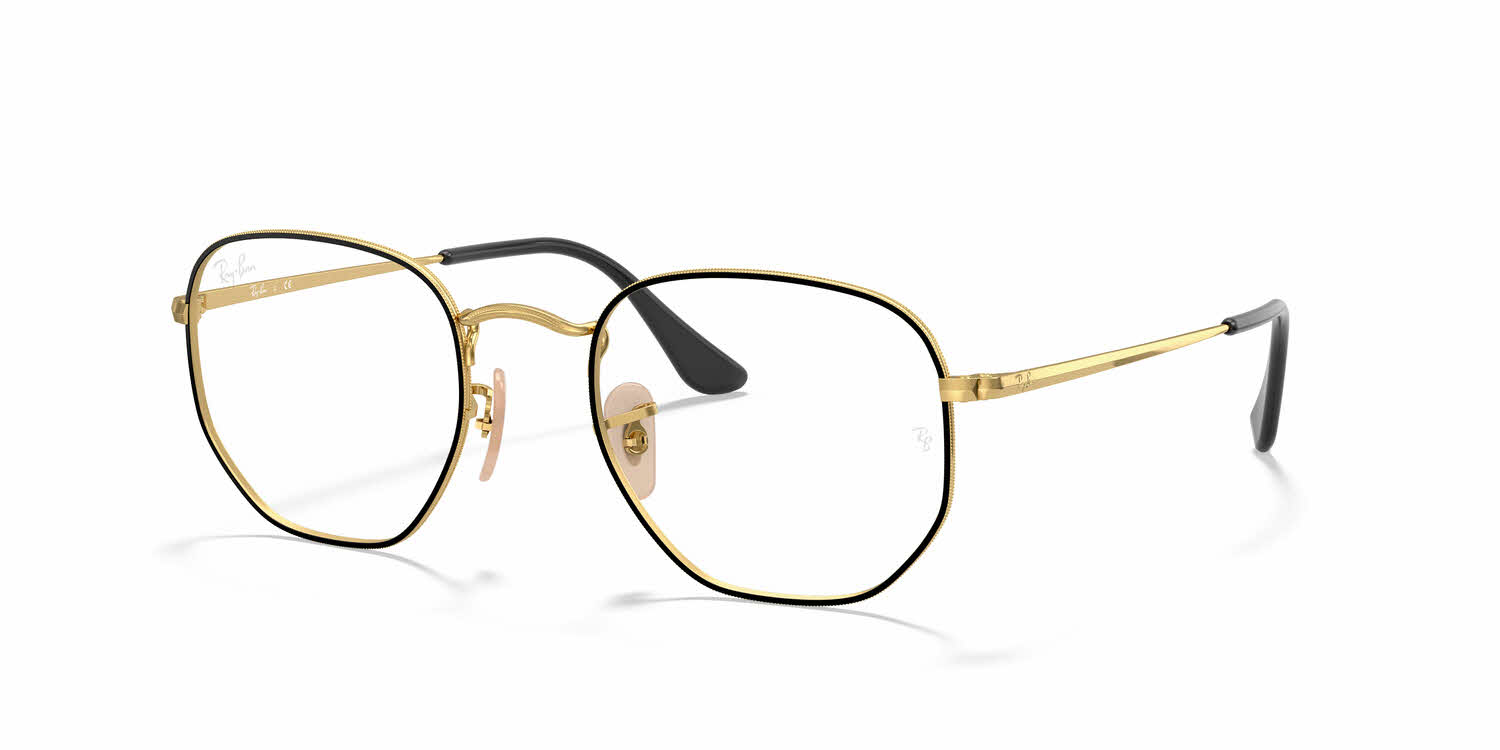 clear lens/top black on gold