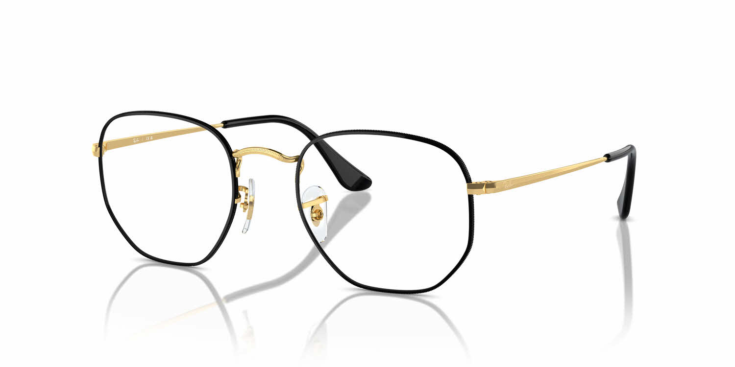  clear lens/black on gold