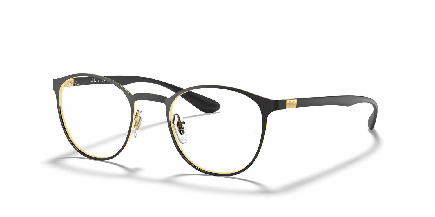  clear lens/gold on top matte black