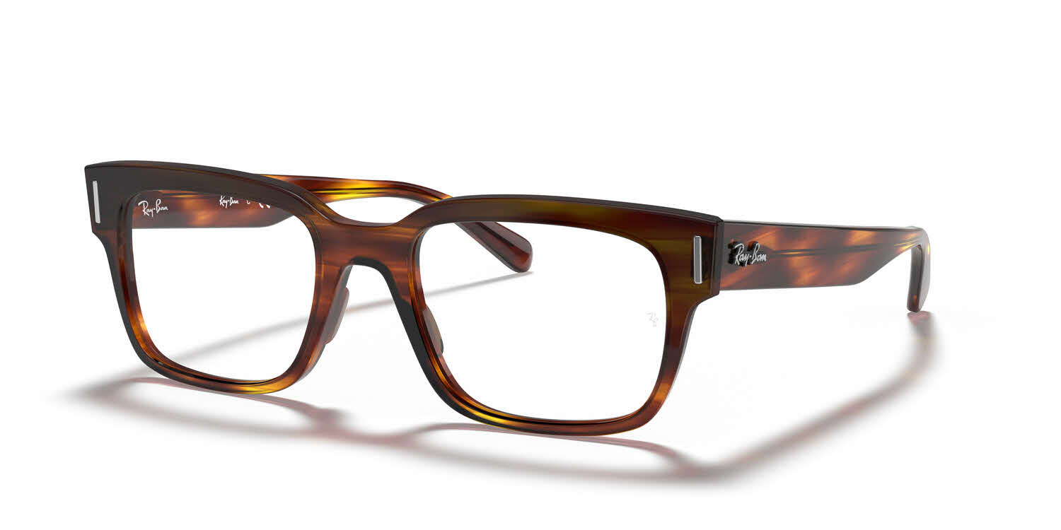  clear lens/stripped red havana