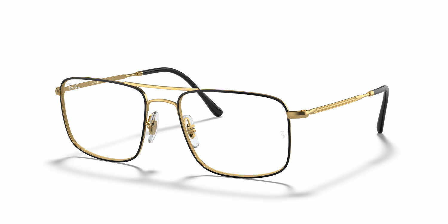  clear lens/top black on gold