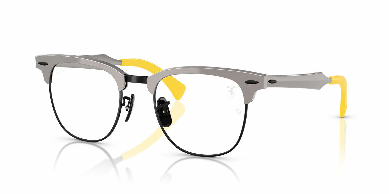  clear lens/brushed grey on black