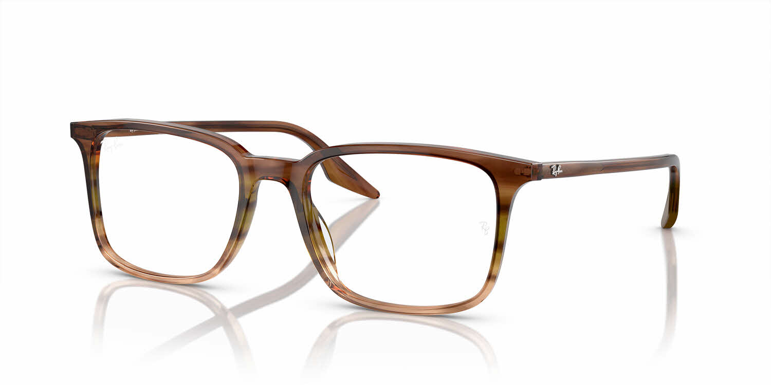  clear lens/striped brown green