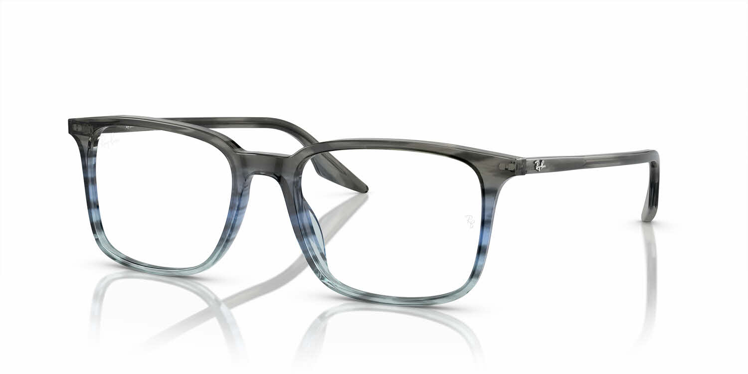  clear lens/striped grey blue