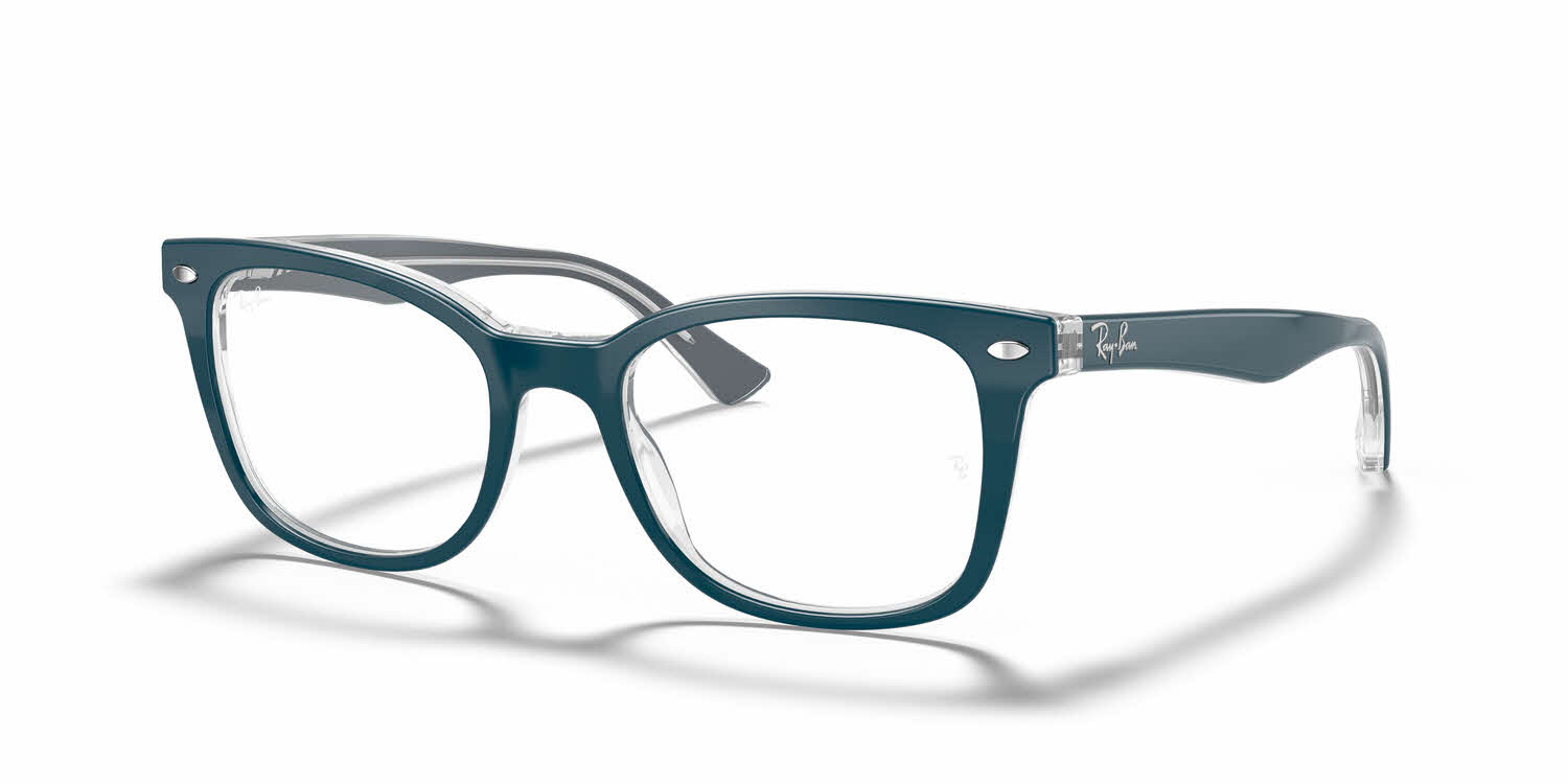  clear lens/top turquoise on traspar