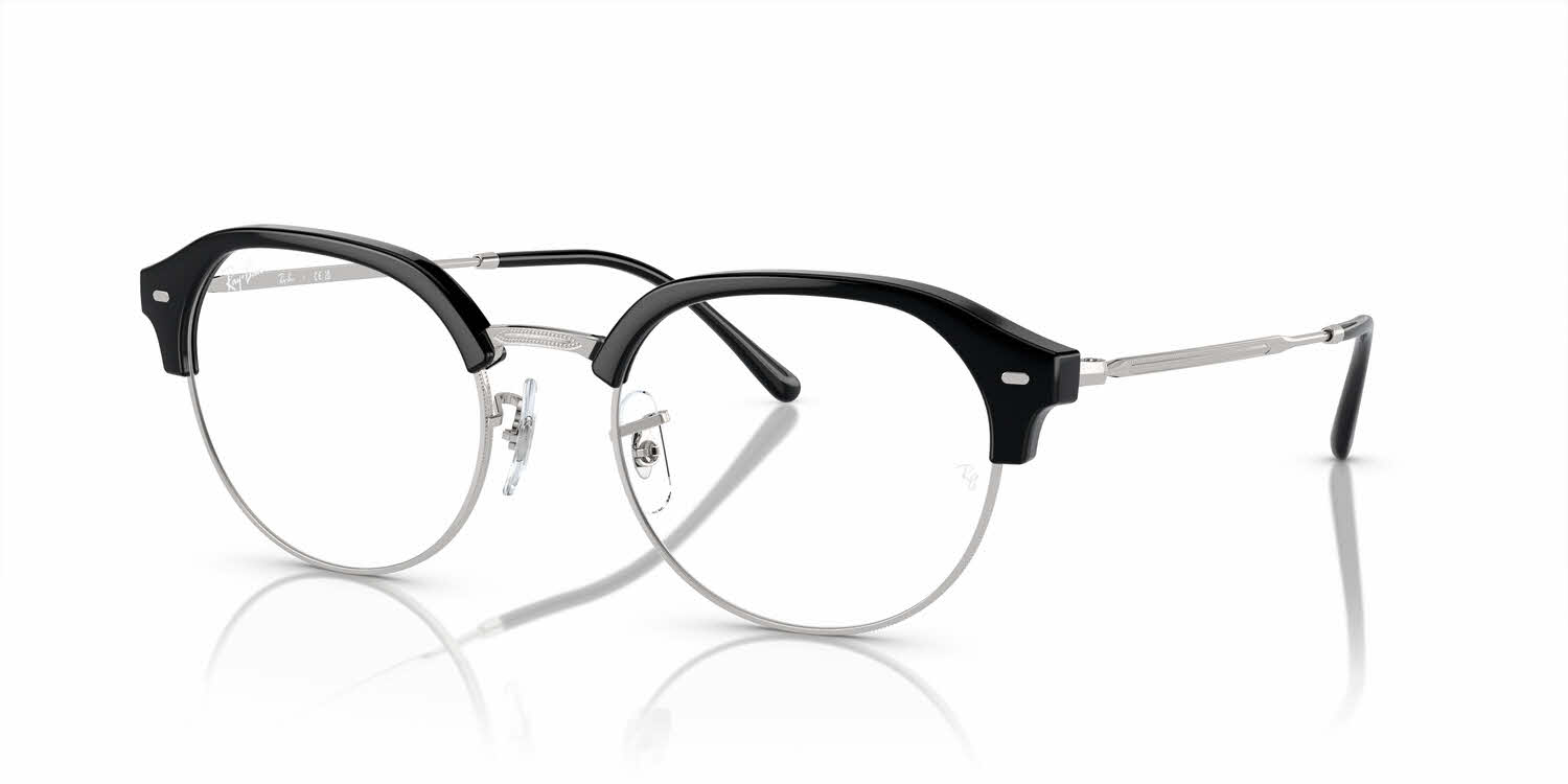 clear lens/black on silver