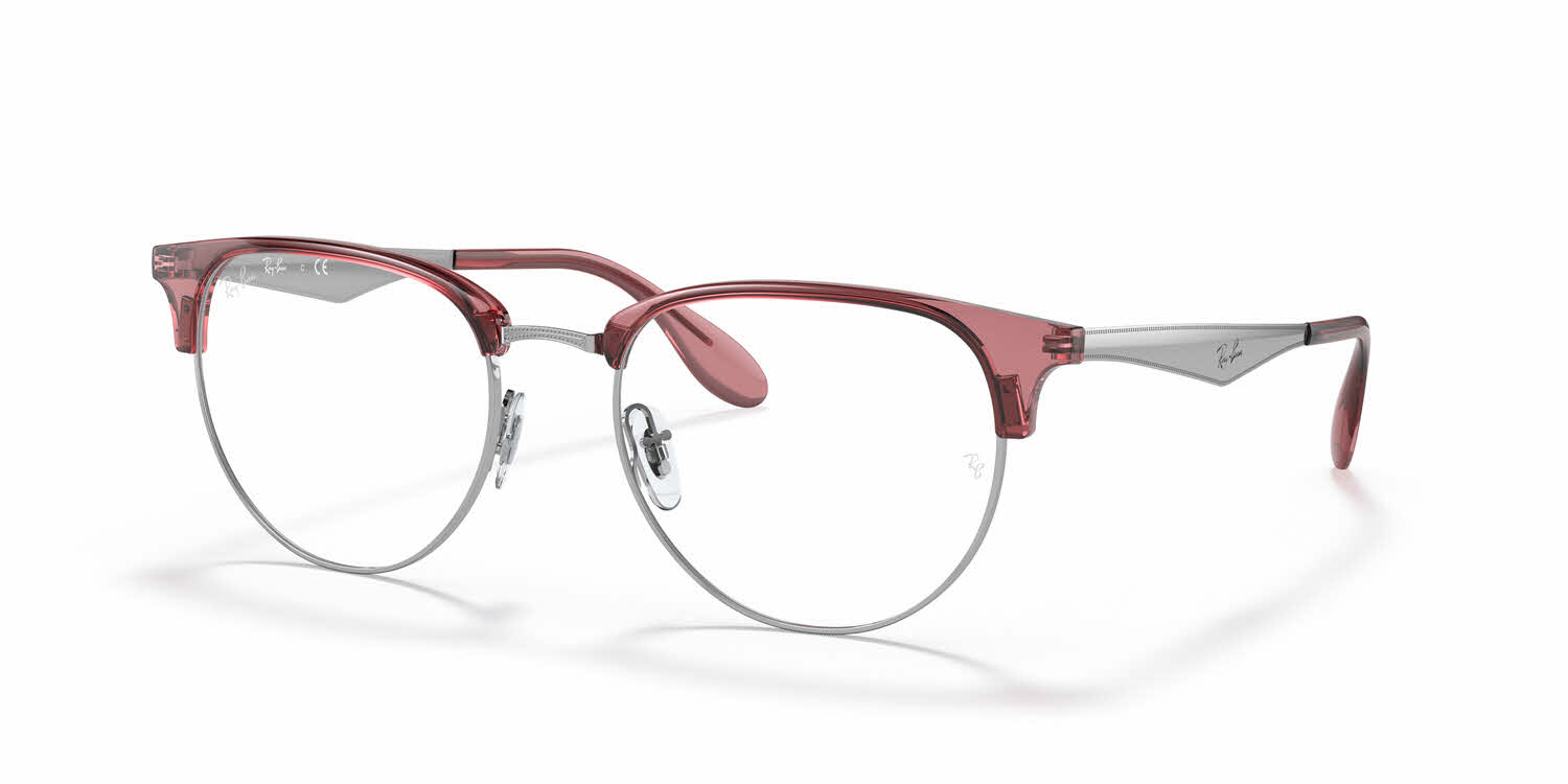  clear lens/transparent red on silver