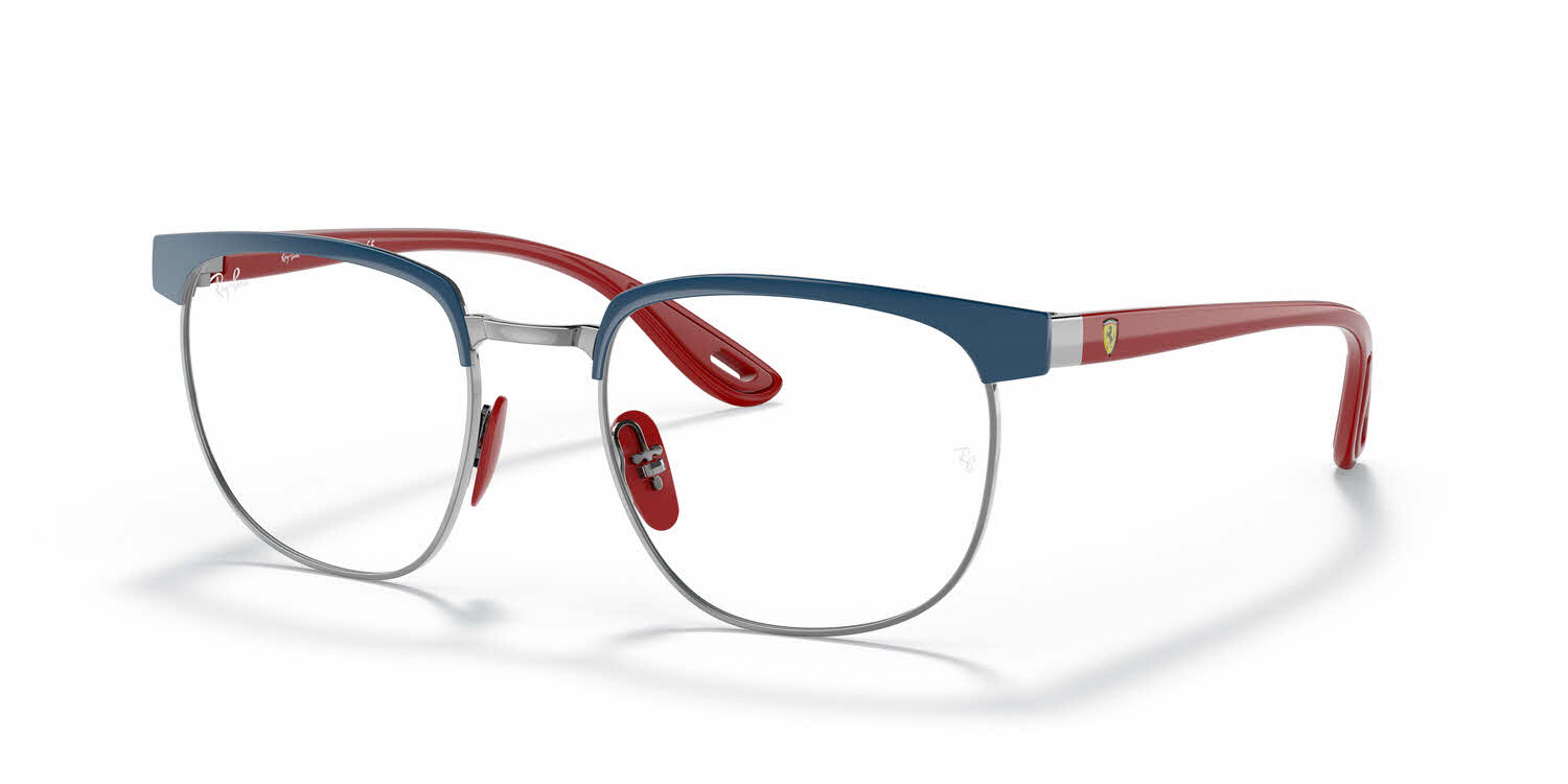 clear lens/scuderia ferrari collection blue on gunmetal